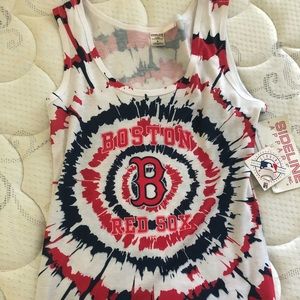 Boston Red Sox Tie Dye Tank Top